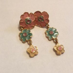 Flower Dangling Earrings