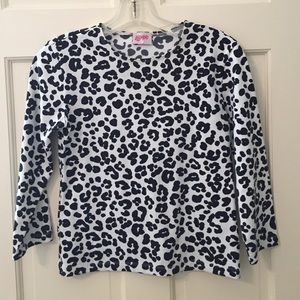 Leggiadro black and white printed top