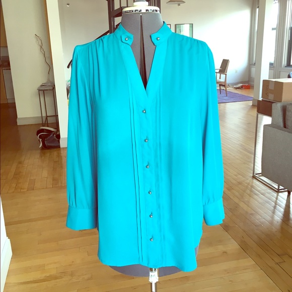 Deep turquoise blouse