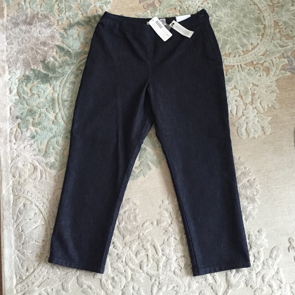 NWT Chico's crop denim leggings. Size 1.