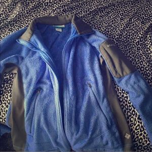 Blue and grey Columbia jacket