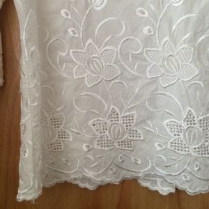 White lace top
