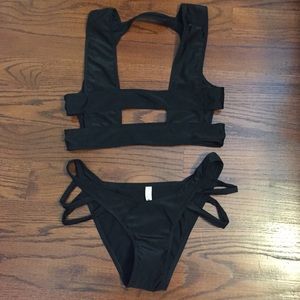 Black bathing suit
