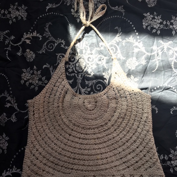Crochet halter top