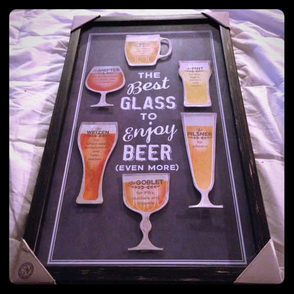 Beer themed wall hanging!