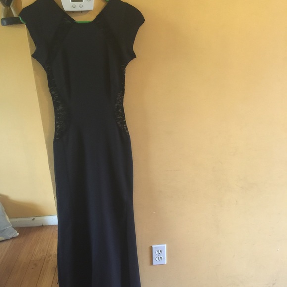 Lace black dress