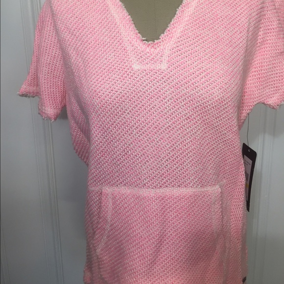 🎉SALE🎉Pink/White Hooded Pullover - NWT - Picture 4 of 4