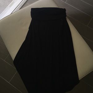 Basic black maxi skirt/ dress
