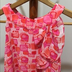 Sleeveless Ruffle flowing layered Top