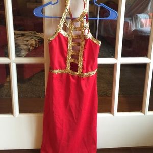 Spool No. 72 Red Party Dress Size Medium