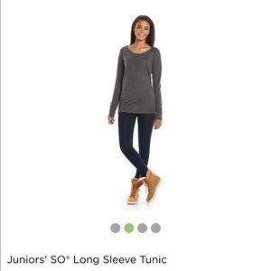 Juniors Long Sleeve Tunic