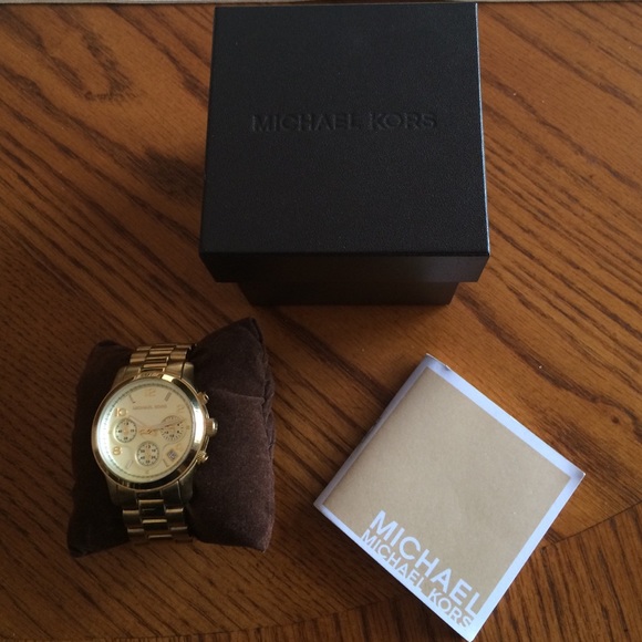 Michael Kors Gold Chronograph Watch
