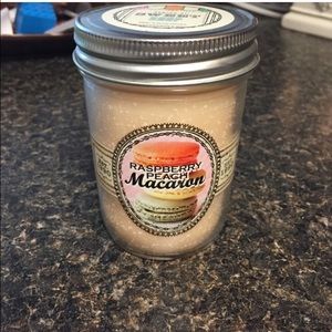 Raspberry Peach Macaron Candle