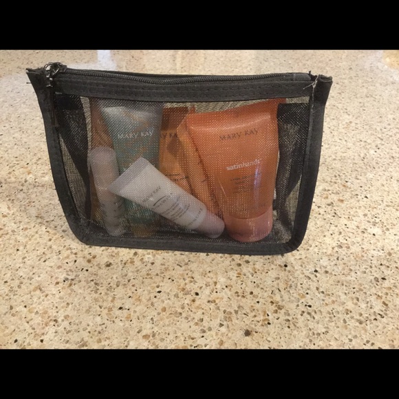 Mesh bag with Mary Kay Goodies