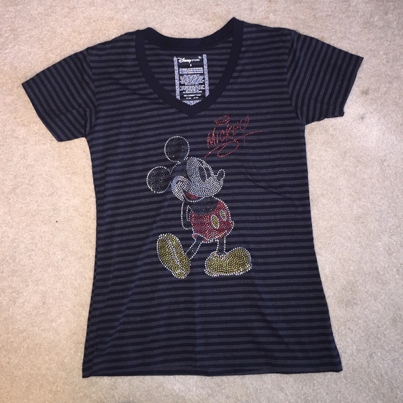 Mickey Mouse Striped Top