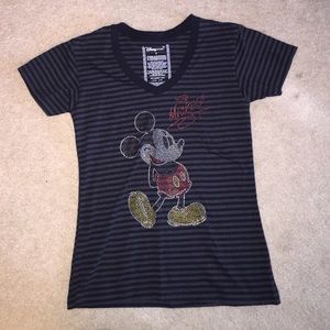 Mickey Mouse Striped Top