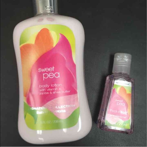 Bath and Body Works Set- Sweet Pea