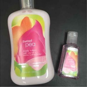 Bath and Body Works Set- Sweet Pea