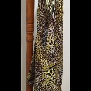 Animal Print sexy Sleeveless Blouse