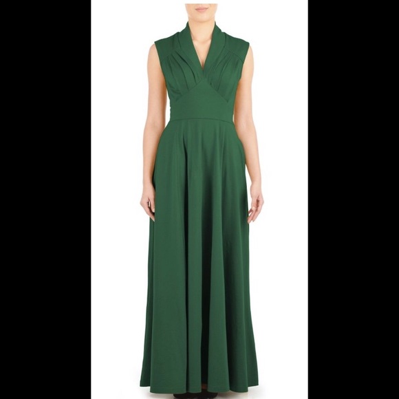 Eshakti Dresses & Skirts - New Eshakti Green Knit Maxi 22W