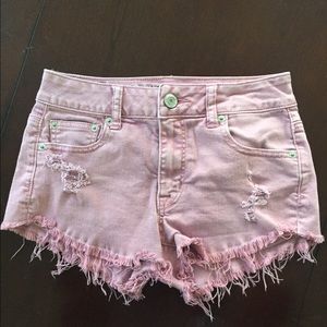 American Eagle distressed shorts