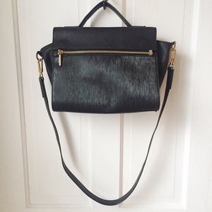French Connection Black Crossbody Handbag