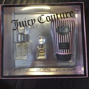 Juicy couture perfume and lotion set!