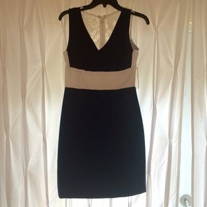 Julia Jordan Navy and White Dress Size 4