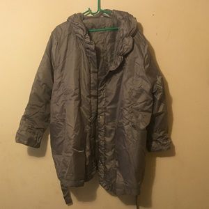 Plus size Polyester coat with belt size 2x/3x