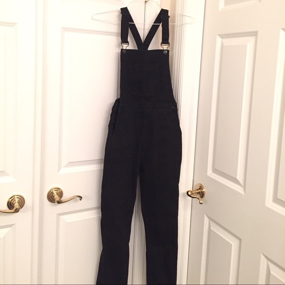 Brandy Melville Black Overalls
