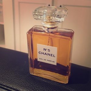 Elegant and sophisticated No. 5 Chanel perfume