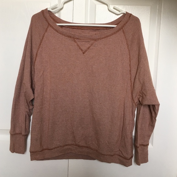 Stripe Madewell pullover sweater!