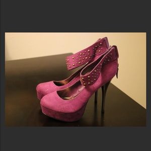 Pair of purple heels from Charlotte Russe