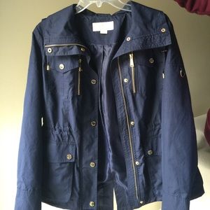 Navy Blue Michael Kors Coat