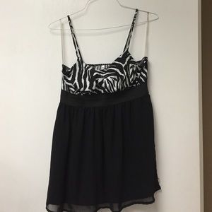 Rue 21 Zebra Tank Top