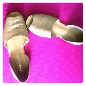 Franco Sarto  peep toe flats
