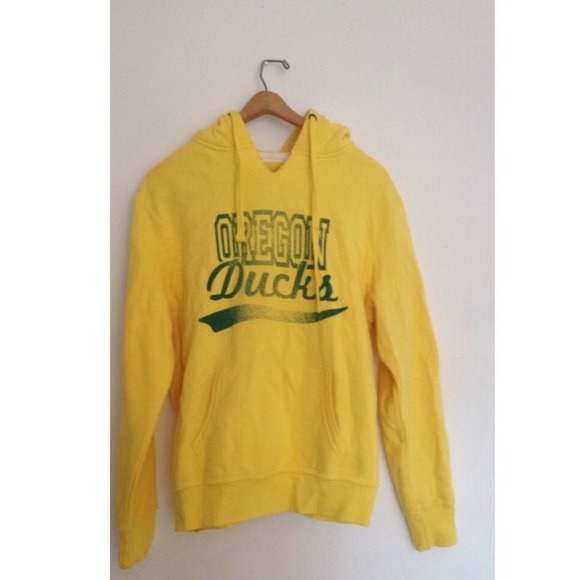 Yellow Oregon Ducks Pullover Sweatshirt
