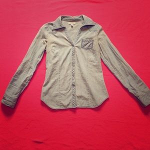 Jean Button Up Shirt