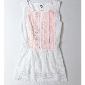 Coralline Peplum Top