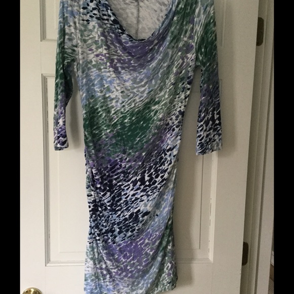 Three dots stretch cotton dress
