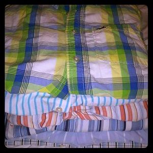 Men's Name Brand Button Up shirts