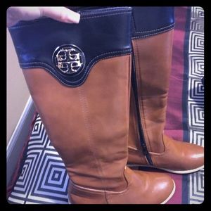 New Black and brown boots