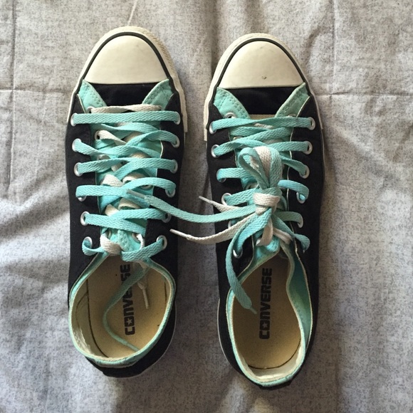 Converse All Stars sneakers. Blue, Black and White