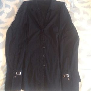 Express black button up blouse. Like new!