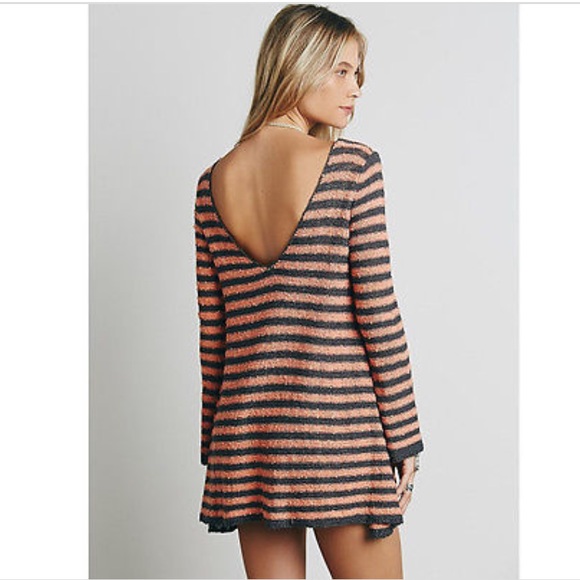 ❤️SOLD❤️Free People Striped Swing Tunic Dress - Picture 2 of 4