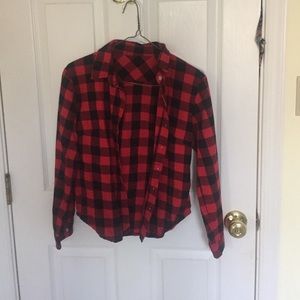 Black and red flannel