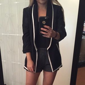 Forever 21 boyfriend style blazer 3/4 sleeve