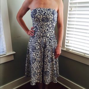 Anthropologie Strapless Dress