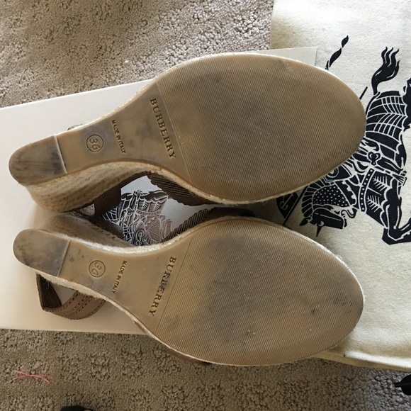 burberry wedges shoes