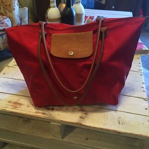 Longchamp Medium Tote -Le Pliage Statue of Liberty